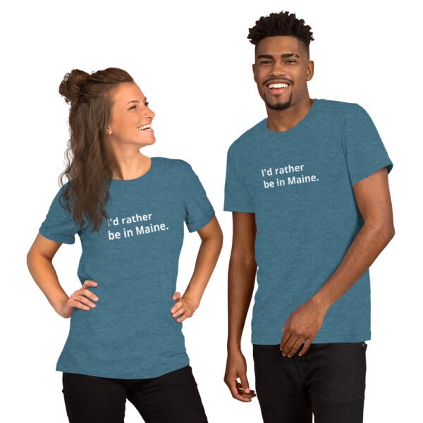 I'd Rather be in Maine - Short-Sleeve Tee - Image 7