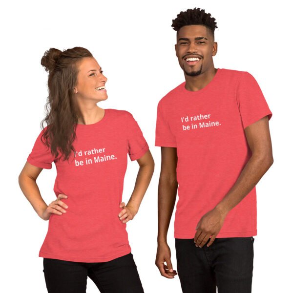 I'd Rather be in Maine - Short-Sleeve Tee - Image 9