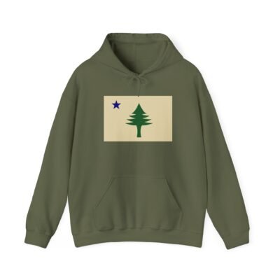 Unofficial Maine Flag - Hooded Sweatshirt