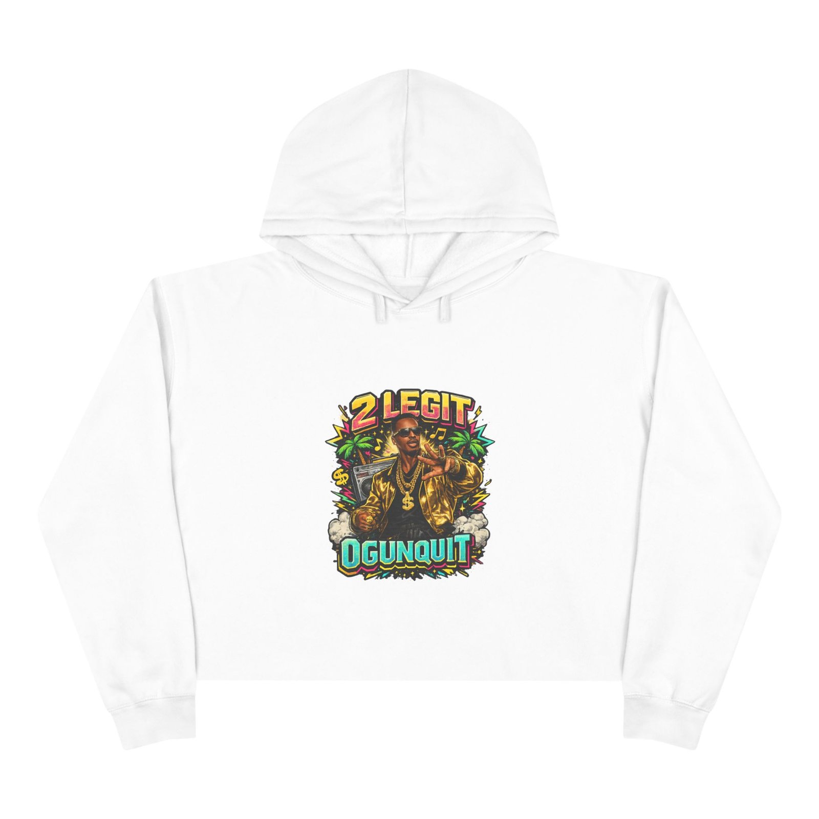 2 Legit Ogunquit - Crop Hoodie - Image 3