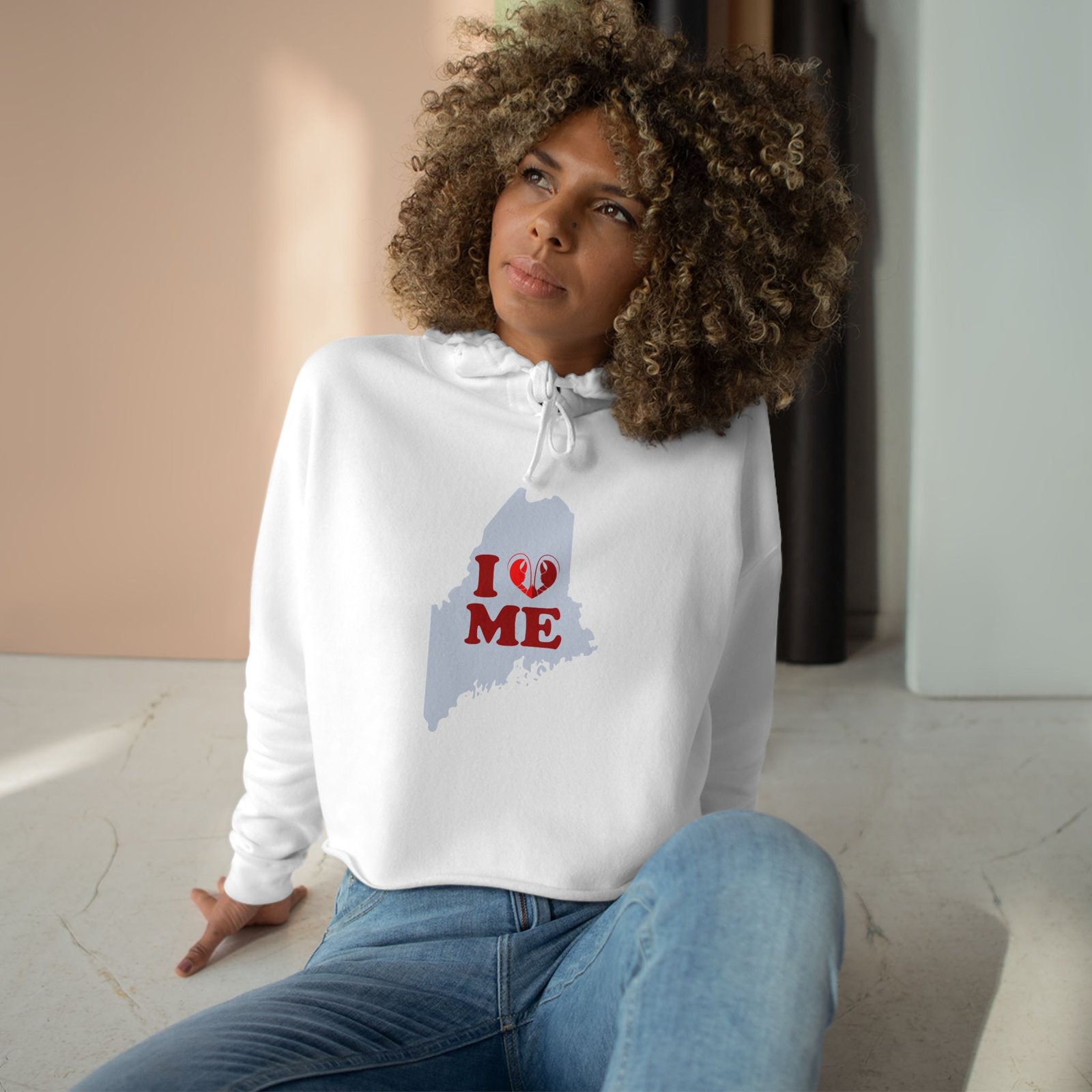 I Heart ME - Crop Hoodie - Image 3