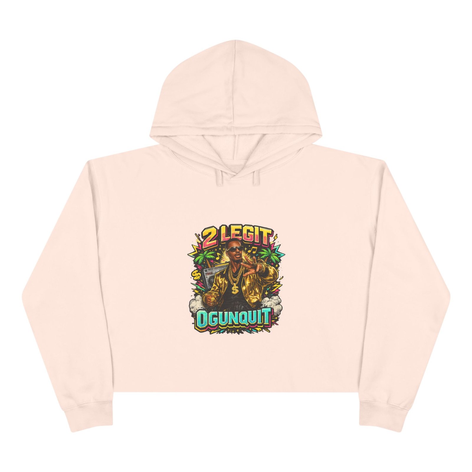 2 Legit Ogunquit - Crop Hoodie - Image 7