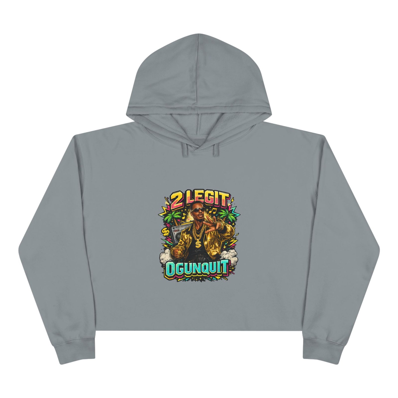 2 Legit Ogunquit - Crop Hoodie - Image 9
