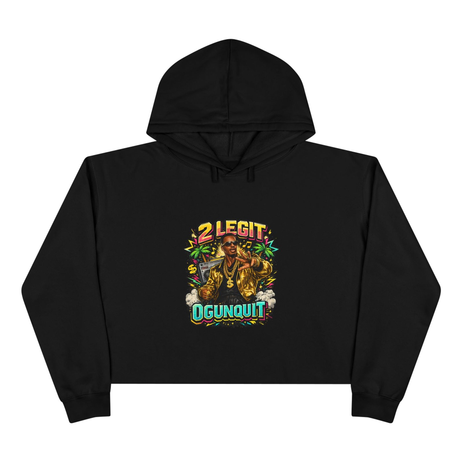 2 Legit Ogunquit - Crop Hoodie - Image 5