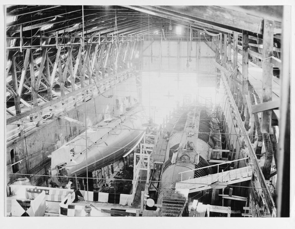 Naval shipyard